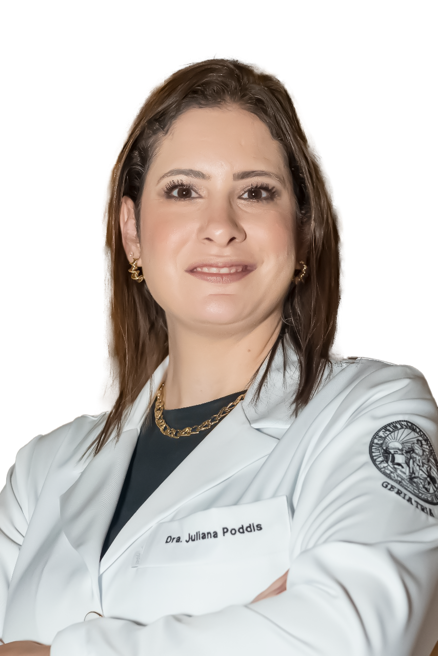 Dra. Juliana Poddis, médica gertiatra em Piracicaba e região